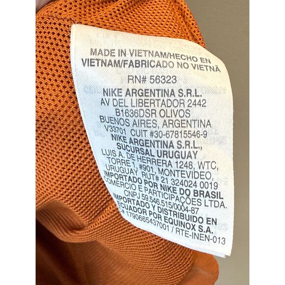 Nike Women's CJ2291 Size Large Orange Icon Clash Romper Zip Up One Piece - Picture 8 of 9